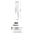 Lampa wisząca BRINA 6 czarna AZ0956 - Azzardo