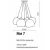 Lampa wisząca nowoczesna NOA 7 chrom AZ1324 - Azzardo