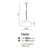 Lampa wisząca nowoczesna PARMA czarna AZ1331 - Azzardo