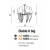 Lampa designerska wisząca DIABLO 6 BIG  biała AZ1389 - Azzardo