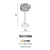 Lampa stołowa BARI chrom AZ2106 - Azzardo