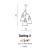 Lampa loft wisząca DARLING 3 czarna AZ2147 - Azzardo