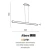 Lampa wisząca nowoczesna ALBERO brązowa AZ2701 - Azzardo