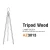 Stelaż TRIPOD WOOD brązowy AZ3013 - Azzardo