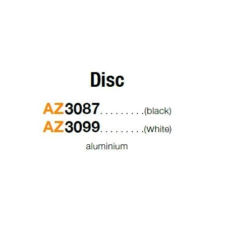 Klosz Tentor Disc biały AZ3099 - Azzardo
