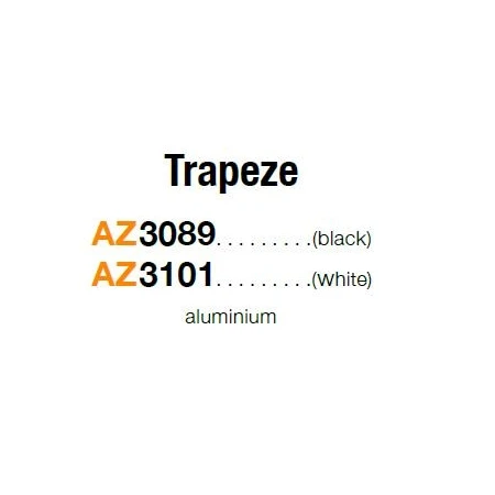 Klosz Tentor Trapeze biały AZ3101 - Azzardo