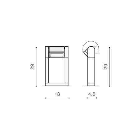 Lampa ogrodowa Frame Spike AZ4307 - Azzardo