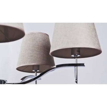 Lampa wisząca abażur PRINCESSA 5 beżowa AZ0724 - Azzardo