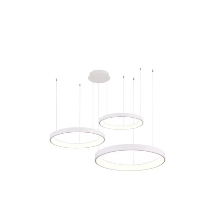 Lampa wisząca RING AGNES PENDANT 38+58+78 DIMM CCT SWITCH WH AZ5025 - AZzardo