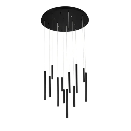 Lampa wisząca ILIOS 12 3-STEP DIMM czarna AZ5744 - AZzardo
