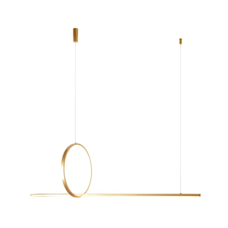 Lampa wisząca PELLE 3-STEP DIMM złota AZ5757 - AZzardo