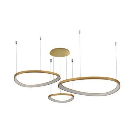 Lampa wisząca AMANDA 42+62+82 CCT 3-STEP DIMM złota AZ5775 - AZzardo