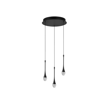 Lampa wisząca DALMA 3 czarna AZ6009 - AZzardo