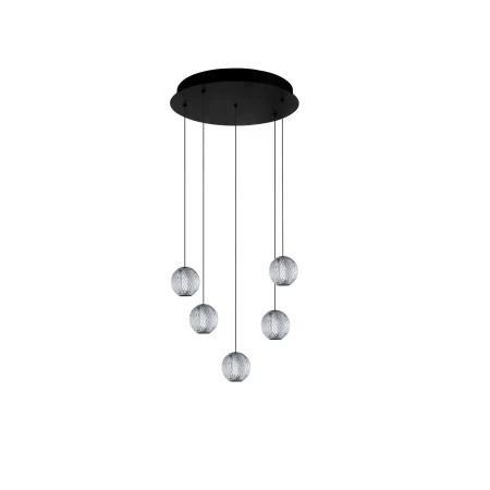 Lampa wisząca EDEM 5 czarna AZ6017 - AZzardo