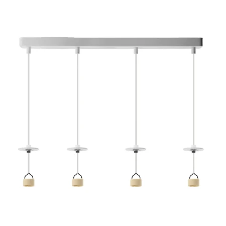 Baza lampy wiszącej LUCAS 4L GU10 WH AZ6194 - AZzardo