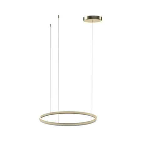 Azzardo Lampa wisząca LED złota aluminiowa 80cm AZ6473 z serii HALO