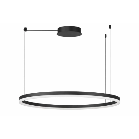 Azzardo Lampa wisząca LED czarna aluminiowa 100cm AZ6475 z serii HALO