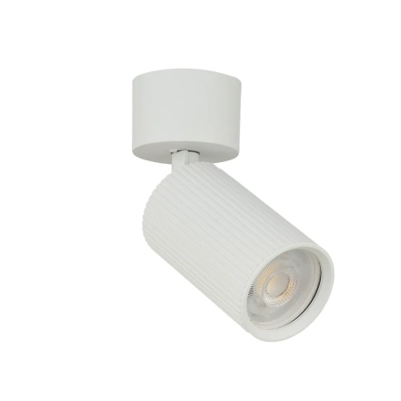 Azzardo Lampa sufitowa aluminiowa biała regulowana AZ6492 z serii LUCAS RIBBED