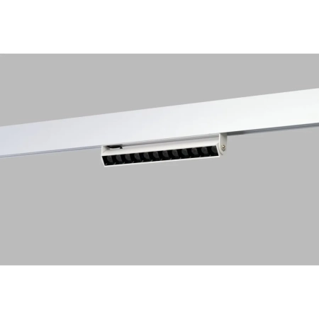 Azzardo Reflektor szynowy magnetyczny aluminiowy biały 12W AZ6508 z serii ALFA CYRUS 2LINE