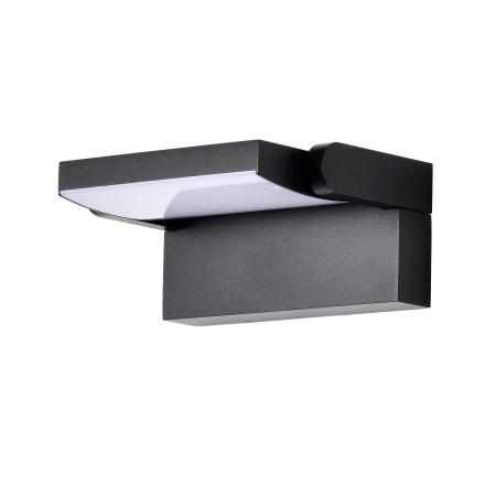Azzardo Kinkiet zewnętrzny aluminiowy czarny z regulacją AZ6537 z serii DURANTE