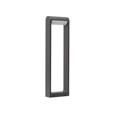 Azzardo Słupek ogrodowy aluminiowy szary 60cm AZ6629 z serii FRAME