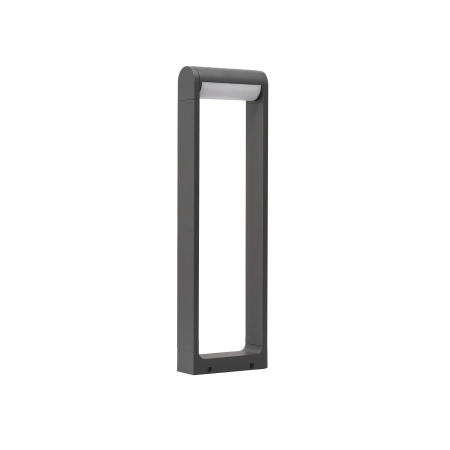 Azzardo Słupek ogrodowy aluminiowy szary 60cm AZ6629 z serii FRAME