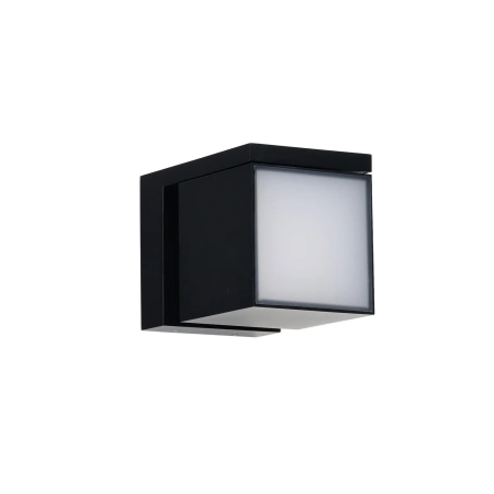 Azzardo Kinkiet zewnętrzny aluminiowy czarny regulowany AZ6688 z serii CUBIC