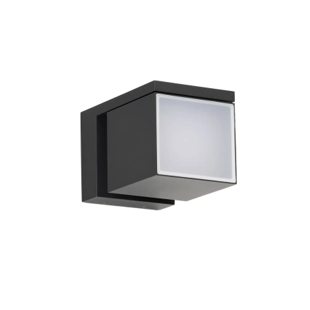Azzardo Kinkiet zewnętrzny aluminiowy szary regulowany AZ6689 z serii CUBIC