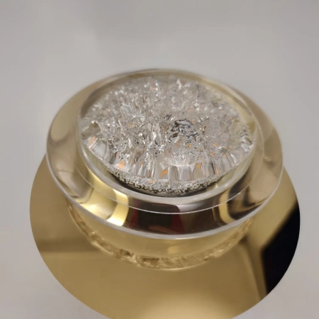 Azzardo Kinkiet aluminiowy złoty LED 18cm AZ6741 z serii EUFORIA