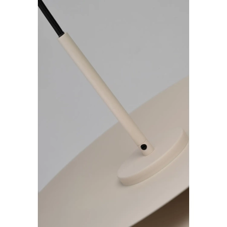 Azzardo Lampa wisząca aluminiowa beżowa okrągła 35cm AZ6742 z serii DISC