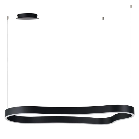 Azzardo Lampa wisząca LED czarna aluminiowa 90cm AZ6744 z serii MIRABELLA