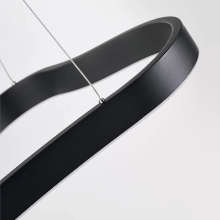 Azzardo Lampa wisząca LED czarna aluminiowa 90cm AZ6744 z serii MIRABELLA