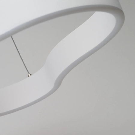 Azzardo Lampa wisząca LED biała aluminiowa 90cm AZ6752 z serii MIRABELLA
