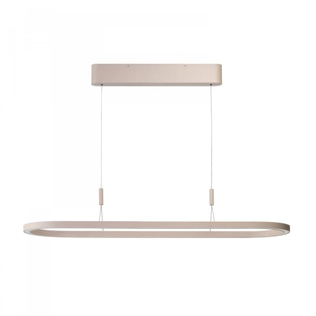 Azzardo Lampa wisząca aluminiowa beżowa 120cm AZ6756 z serii LAYLA