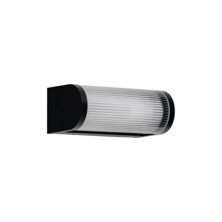 Azzardo Kinkiet zewnętrzny aluminiowy czarny kwadratowy AZ6764 z serii EBRO