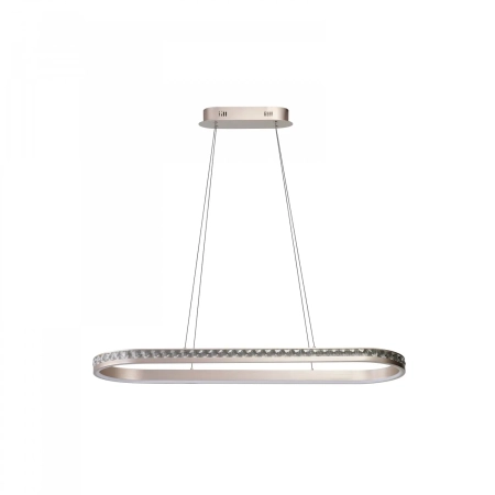 Azzardo Lampa wisząca owalna złota kryształowa 100cm AZ6771 z serii CAMELIA