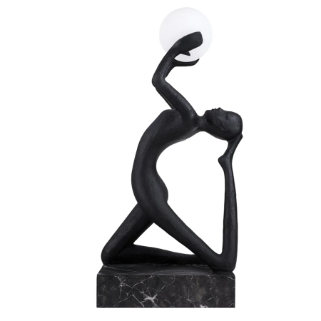 Azzardo Lampa podłogowa czarno-biała z aluminium AZ6783 z serii ARTEMIS