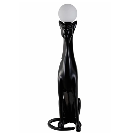 Azzardo Lampa podłogowa czarno-biała z tworzywa AZ6786 z serii PUMA