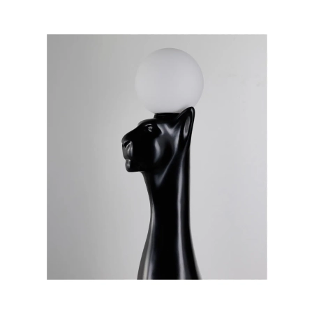 Azzardo Lampa podłogowa czarno-biała z tworzywa AZ6786 z serii PUMA