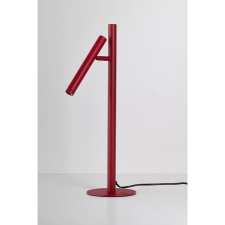 Azzardo Lampa stołowa aluminiowa czerwona regulowana AZ6800 z serii TROST