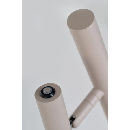 Azzardo Lampa stołowa aluminiowa beżowa regulowana AZ6802 z serii TROST