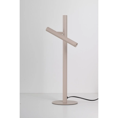 Azzardo Lampa stołowa aluminiowa beżowa regulowana AZ6802 z serii TROST