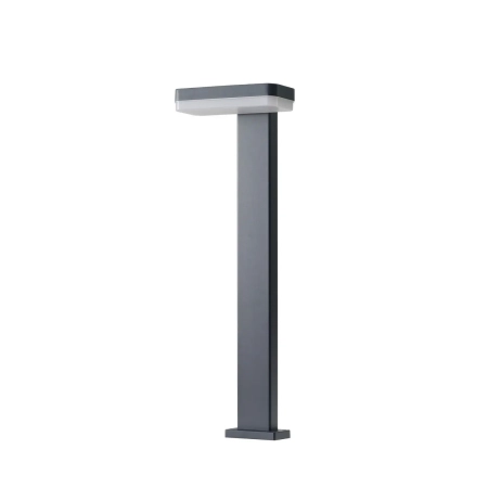 Azzardo Słupek ogrodowy aluminiowy szary LED 65cm AZ6833 z serii OPLO