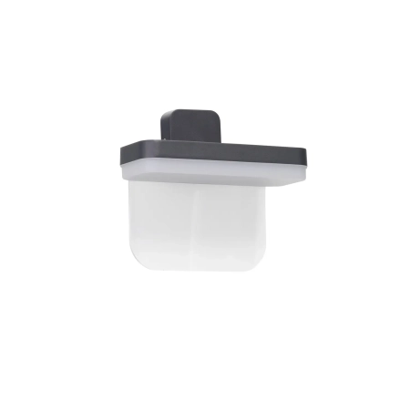 Azzardo Kinkiet zewnętrzny aluminiowy szary LED IP54 AZ6835 z serii OPLO