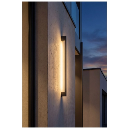Azzardo Kinkiet zewnętrzny LED czarny aluminiowy 120cm AZ6837 z serii GUSTO