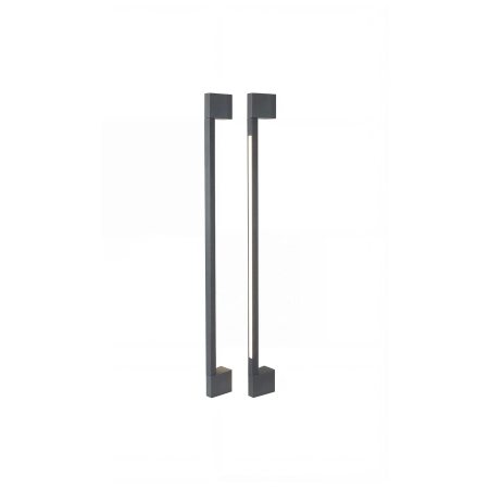 Azzardo Kinkiet zewnętrzny aluminiowy szary LED 90cm AZ6840 z serii GUSTO