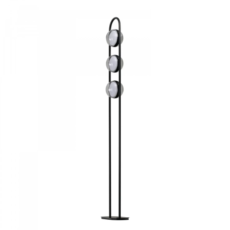 Azzardo Lampa podłogowa czarna aluminiowa 3-punktowa AZ6893 z serii ASTRID