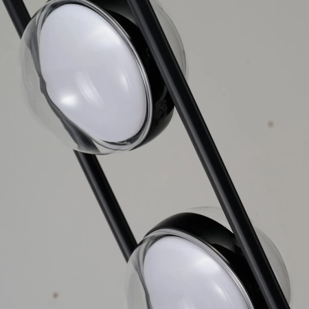 Azzardo Lampa podłogowa czarna aluminiowa 3-punktowa AZ6893 z serii ASTRID