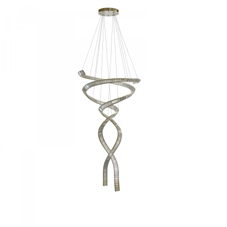 Azzardo Lampa wisząca złota kryształowa 4-punktowa AZ6898 z serii SPARK SPIRAL