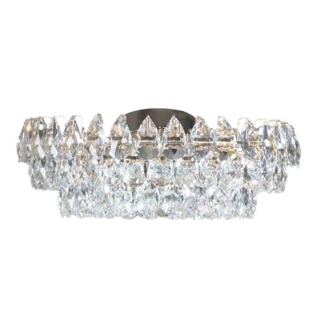 Azzardo Plafon LED złoty kryształowy okrągły 60cm AZ6902 z serii BARLETTA